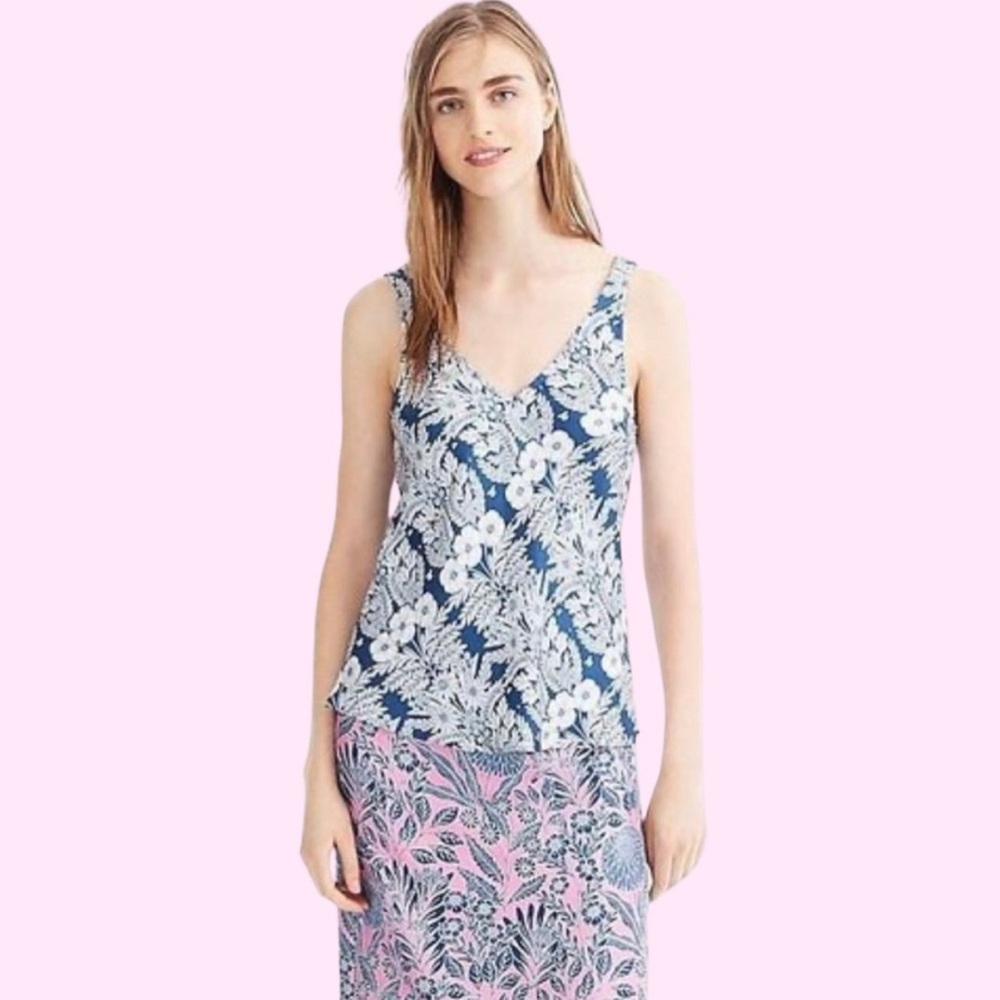 J.Crew x Abigail Borg Silk Set